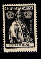 ! ! Inhambane - 1914 Ceres 1/2 C (Lozanged Paper) - Af. 72a - MH - Inhambane