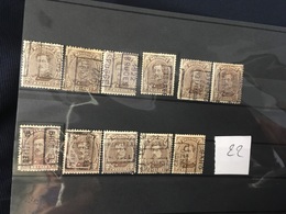 Koning Albert I Nr. 136 (11 X) Voorafgestempeld 1922 , Staat Zie Scan  ! Inzet 10 € ! - Rollenmarken 1920-29