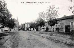 87. HAUTE-VIENNE - NANTIAT. Place De L'Eglise, Côté Droit. - Nantiat