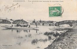 ANDREZIEUX ( 42 ) - Vue Gle Des Travaux Du Nouveau Pont - Andrézieux-Bouthéon