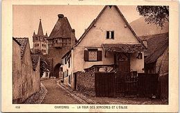 67 - CHATENOIS -- La Tour Des Sorcières Et L'Eglise - Chatenois