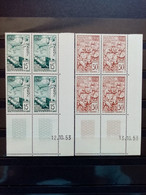 MAROC.1953. N°325.326 Coins Datés 1953. Oeuvres Sociales . NEUFS Sans Charnières .Côte YT  Colonies  2022: 27,60 € - Unused Stamps