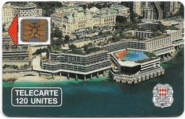 Monaco - MF5 - Palais Des Congres - Cn. 108113 - 03.1990, SC4 GB, 120Units, 10.200ex, Used - Monace