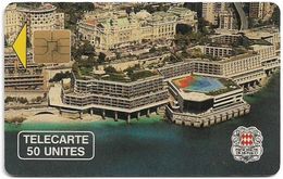 Monaco - MF10 - Palais Des Congres - Cn. A OB905 - 11.1990, Solaic Afnor, 50Units, 20.000ex, Used - Monace