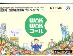 Carte Prépayée Japon * NEUVE (977)  New York * USA * PHONECARD JAPAN * NTT - ME - Landschaften