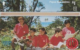 Papua New Guinea, PNG-098, 50th Anniversary 1948-98, 2 Scans. 806F - Papouasie-Nouvelle-Guinée