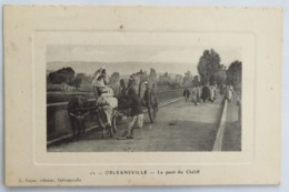 C. P. A. : ALGERIE : CHLEF, ORLEANSVILLE : Le Pont De Chéliff, Attelage, Animé, Timbre En 1930, Gajac éditeur - Chlef (Orléansville)