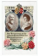 Silberhochzeit 1886-1911, Königspaar - Matrimonios