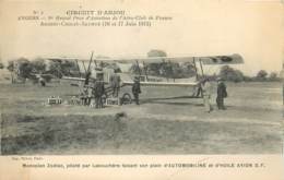 ANGERS CIRCUIT D'ANJOU 1912 MONOPLAN ZODIAC PILOTE PAR LABOUCHERE - Angers