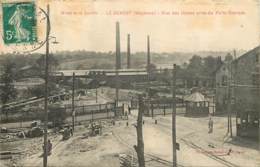 MINES DE LA LUCETTE LE GENEST VUE DES USINES PRISE DU PUITS GEORGES - Le Genest Saint Isle