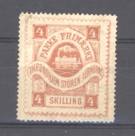 Suède  -  Locales  :   Pakke  4 Skilling  * - Local Post Stamps