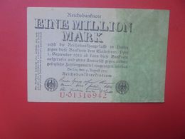 Reichsbanknote 1 MILLION MARK 1923 1 LETTRE+8 CHIFFRES CIRCULER (B.16) - 1 Mio. Mark