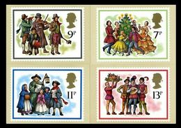 GB GREAT BRITAIN 1978 MINT PHQ CARDS CHRISTMAS XMAS No 32 CAROL SINGERS CAROLING MUSIC FOLK COSTUMES TRADITIONS CULTURES - Cartes PHQ