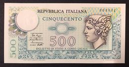 500 LIRE MERCURIO 02 04 1979 Q.fds/fds Lieeve Traccia Di Sporco Serie Sostitutiva Rara W26 LOTTO 2213 - 500 Lire