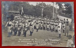 Carte Photo HERMANCE 75 PARIS 12e Vincennes Anime   Colonie De Vacances Du CHANTIER 1910 - Hermance