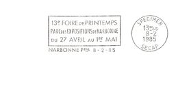 Département De L'Aude - Narbonne - Flamme Secap SPECIMEN - EMA (Printer Machine)