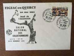 FRANCE FIGEAC EN QUERCY 1990 - Storia Postale