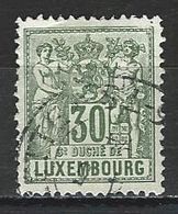 Luxemburg Mi 53B Perf. 13 1/2 O Used - 1882 Allegorie