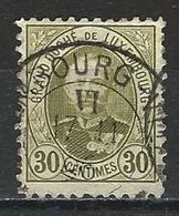 Luxemburg Mi 61C Perf. 11 O Used - 1891 Adolphe Frontansicht