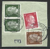 Dt. Reich Mi 782, 784, 788 O Luxemburg 9.1.42 - 1940-1944 German Occupation