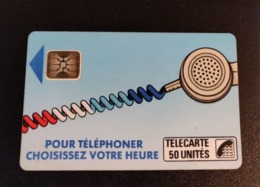 Télécarte 50 Unités France Télécom Bleu - Cordons'