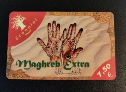 Télécarte Maghreb Extra 7 Euros 50 Econotel - Otros & Sin Clasificación