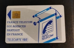 Télécarte France Télécom 600 Agence 120 Unités - 600 Agences