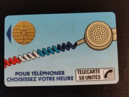 Télécarte France Télécom Cordons Bleu 50 Unités - Telefonschnur (Cordon)