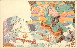 LESSIEUX Louis  ILLUSTRATEUR ART NOUVEAU   Apollon - Lessieux