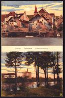 1919 Mit Feldpost Gelaufene AK Büren A. Aare, Schloss Und Schulhaus. Abendstimmung - Büren An Der Aare