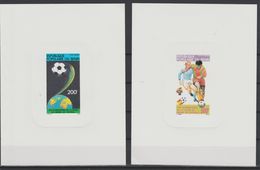 Bénin 1981 Mi. 257 / 258 Epreuve Luxe Proof FIFA Football World Cup Fußball WM Soccer Coupe Monde Espagne Spain Espana - 1982 – Espagne