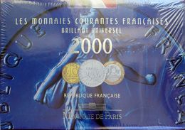 F5200.27 - COFFRET BU - 2000 - 1 Centime à 20 Francs - Sous Blister - BU, BE & Coffrets