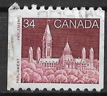 Canada 1985. Scott #952 (U) Parliament (Library)  *Complete Issue* - Coil Stamps