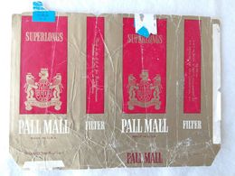 Paquet De Cigarettes Vide Cigarrettes Package Pall Mall USA #14 - Zigarettenetuis (leer)