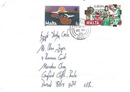 Malta 2000 Xaghra Gozo EUROPA CEPT Commonwealth Dove Pigeon Cover - 1982