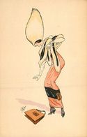 PLUME Ou PLUM * Illustrateur * Femme Mode Chapeau Robe Sac à Main * 1911 - Sonstige & Ohne Zuordnung