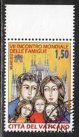 Vatican 2012 Mi# 1742 Used - 7th World Meeting Of Families - Oblitérés