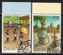 Vatican 2015 Mi# 1834-1835 Used - Europa / Old Toys - Oblitérés