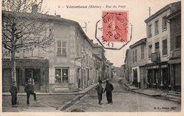 CARTE VENISSIEUX - RHONE -  RUE DU PAVE -ANNEE 1906 - Vénissieux