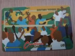 BRITSCH VIRGIN ISLANDS  US$ 10   BVI-17B   CARNIVAL 2      NEW LOGO      17CBVB     Fine Used Card   ** 2636** - Jungferninseln (Virgin I.)