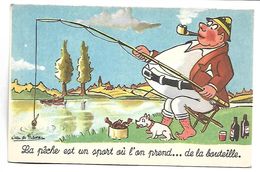 La Pêche Est Un Sport Où L'on Prend....  - Illustrateur Jean De PREISSAC - Preissac