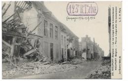 Nieuport - La Rue Longue Après Le Bombardement - Nieuwpoort