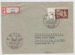 Deutsches Reich R-Brief Mit EF Und SST Fulda - Cartas