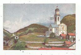 Cp, SUISSE , GR , Publicité : Série Phytine XXI ,chemin De Fer Rhétique, église De TIEFENCASTEL ,2 Scans ,  Vierge - Tiefencastel