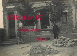 78 FLINS Sur SEINE ☺♥♥ BUREAU De POSTE Et FACTEUR En 1912 < PHOTOGRAPHIE Photographe Amateur < DETAILS DESCRIPTION - Flins Sur Seine