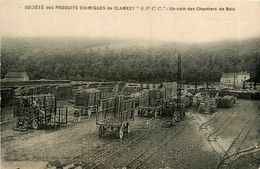 Clamecy * Société Des Produits Chimiques * Un Coin Des Chantiers De Bois * SPCC - Clamecy