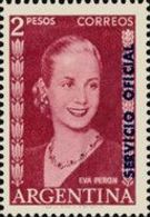 USED STAMPS Argentina - Postage Stamps Of 1952-1953 Overprinted" S.OFICIAL"  - 1953 - Oblitérés