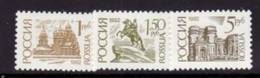 RUSSIA 1992  MICHEL NO:251 V - 253 V  MNH - Unused Stamps
