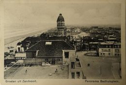 Zandvoort // Panorama Badhuisplein 1938 - Zandvoort