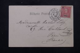 PORTUGAL / FUNCHAL - Affranchissement De Funchal Sur Carte Postale Pour La France En 1902 - L 64282 - Funchal